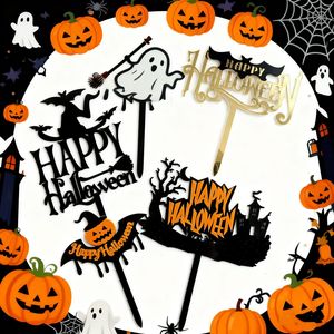 ของตกแต่งเค้กฮาโลวีนรูปน้ำผึ้งและของหวาน อะคริลิกหนา 1.3 มม. สำหรับงานปาร์ตี้ฮาโลวีน - Product Image 1