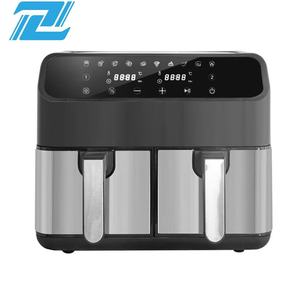 <span class=keywords><strong>Friteuse</strong></span> à air à <span class=keywords><strong>double</strong></span> casserole Z avec grande capacité de 8L <span class=keywords><strong>Friteuse</strong></span> électrique à <span class=keywords><strong>double</strong></span> chambre Ménage multifonctionnel à <span class=keywords><strong>double</strong></span> bassin - Product Image 5