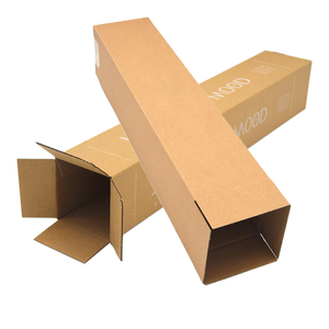 Bán buôn tùy chỉnh in có thể gập lại cứng giấy sóng bao bì dài mỏng cao vận chuyển hộp các tông - Product Image 1