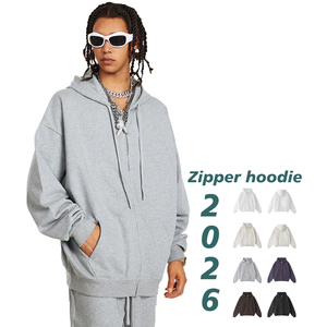 <span class=keywords><strong>Felpa</strong></span> con Cappuccio Unisex Grigio Chiaro di Alta Qualità, Abbigliamento Maschile, <span class=keywords><strong>Felpa</strong></span> con Stampa Personalizzata <span class=keywords><strong>e</strong></span> Zip, 450gsm - Product Image 1