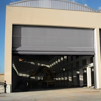 Hangar d'avion préfabriqué en structure acier à portée libre haute résistance avec conception résistante au vent
