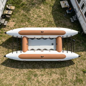 Bateau de rafting gonflable pliable en PVC 1,2 mm pour 8 personnes, certifié CE, de haute qualité, durable et stable, avec garantie d'un an - Product Image 3