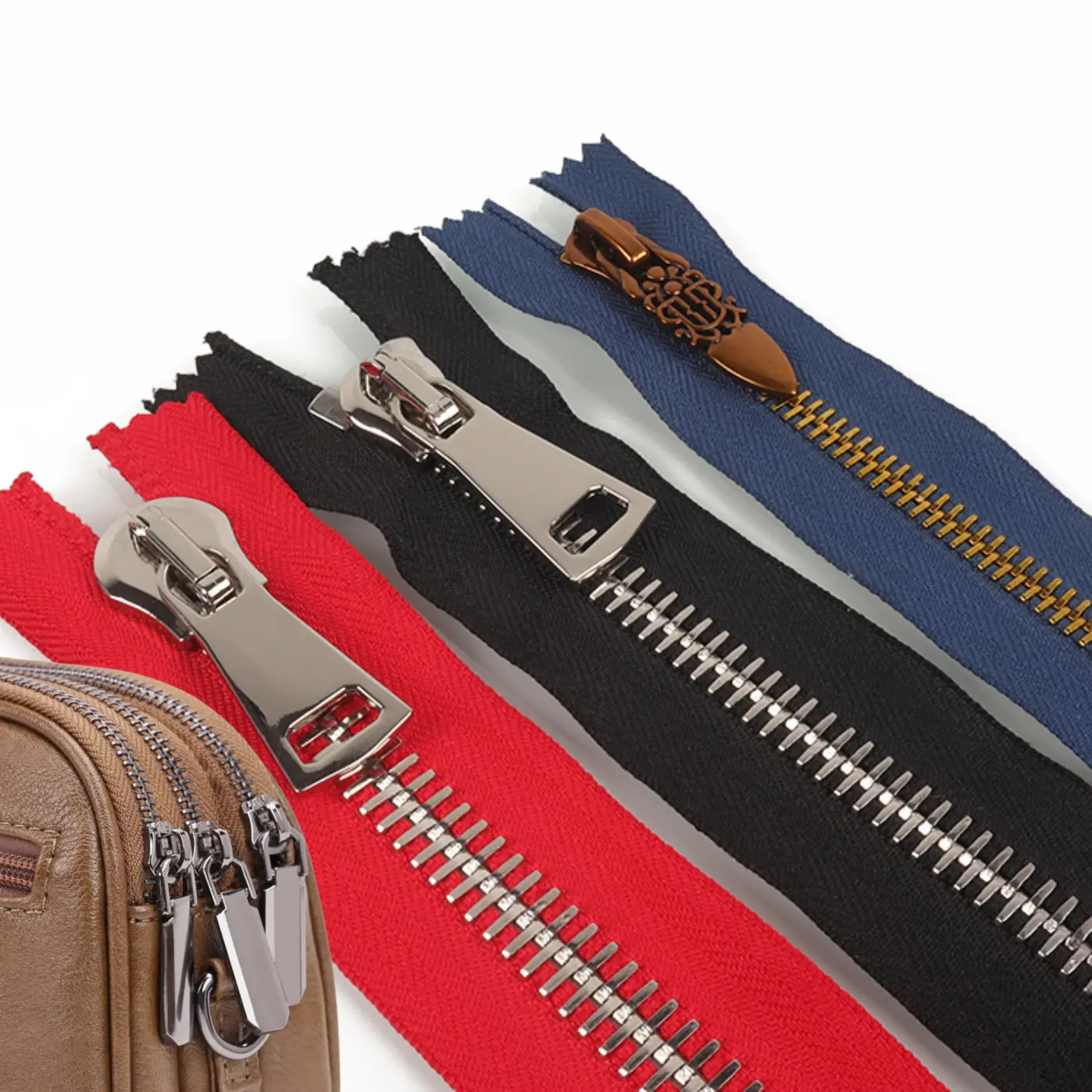 Cerniera di alta qualità tira 8 #10 # cerniera in metallo colore personalizzato cerniera aperta per abbigliamento/borse con nastro con cerniera