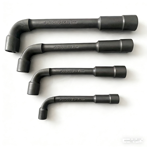 <span class=keywords><strong>Clé</strong></span> <span class=keywords><strong>à</strong></span> douille en Cr-V perforée en forme de L, de qualité industrielle, pour tuyaux hexagonaux extérieurs, <span class=keywords><strong>à</strong></span> trou traversant, courbée, vente en gros - Product Image 1