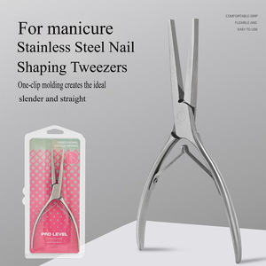 Pinzas de Acero Inoxidable para Manicura, Alicates para Dar Forma a las Uñas, Herramienta para Recortar Cutículas para Salón de Uñas - Product Image 3