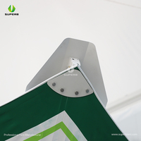 Tente de présentation personnalisée en PVC monocouche pour équipements électriques, idéale pour les événements de jardin, les expositions et la décoration paysagère