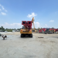 Machine de forage rotative SANY SR155 d'occasion, équipement de pieutage de fondations pour la construction