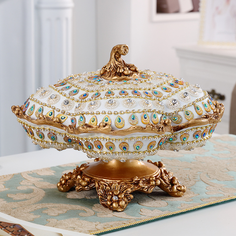 Mixed color Sapphire Six Grid nut platter