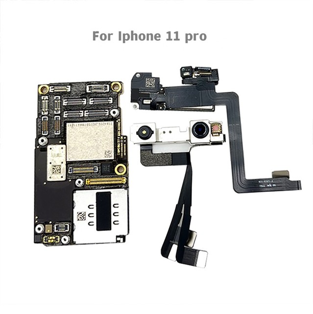 Original Unlocked for iPhone 11 Pro Mainboard with Face ID 64GB 128GB 256GB Good Condition Phone Logic Board All Tested