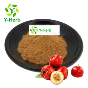 Pure Natural Dried Shan Zha Extract Powder Total Flavones 5% 10% 10:1 Hawthorn Fruit/Berry Extract