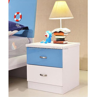 Meubles de luxe modernes pour enfants, placard de chambre à coucher bleu