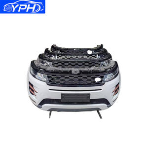 Conjunto de cubierta de parachoques delantero para Land Rover Range Rover <span class=keywords><strong>Velar</strong></span> 2017-2023 modelo con rejilla faro tanque de agua soporte de radiador - Product Image 2