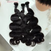 Extensions de cheveux humains vierges cambodgiens 12A Mink, double trame, vague corporelle, 20 pouces, étirées, pas cher