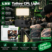 Lampe de selfie pour téléphone réglable chaud/froid LBB, lampe CPL pour tatouage, équipement de maquillage permanent PMU, studio de tatouage