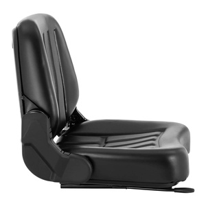 Siège de tracteur réglable en cuir PVC avec pelle de chariot élévateur à suspension de dossier pour pièces de machines agricoles - Product Image 4