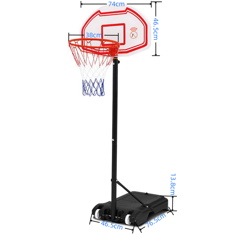 Adjustable Height Basketball Hoop for Kids