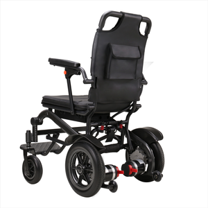 Silla de ruedas eléctrica de aluminio con diseño de transferencia de agua de fibra de carbono, motor de 180W, batería de litio de 10/20Ah - Product Image 4