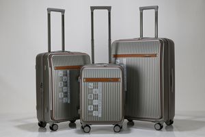 Maleta rígida de alta gama, nueva, termoformada en PC, con bolsillo frontal, ruedas de aluminio y cerradura TSA - Product Image 3