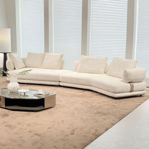 Canapé en cuir en forme de L, style Sigma, meubles pour hommes, salon masculin, inclinable, capitonné, moderne, profil bas - Product Image 2