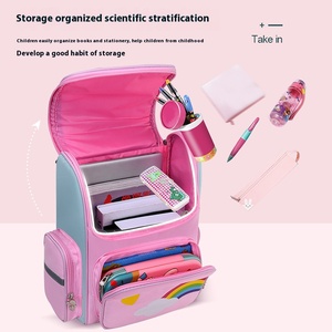 <span class=keywords><strong>Cartable</strong></span> pour enfants Espace épaule Protection <span class=keywords><strong>de</strong></span> la colonne vertébrale <span class=keywords><strong>Cartable</strong></span> léger <span class=keywords><strong>de</strong></span> grande capacité pour les garçons et les filles <span class=keywords><strong>de</strong></span> l'école primaire - Product Image 5