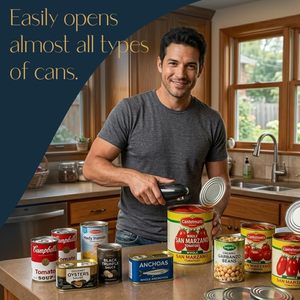 Kitchen Can Opener Portable Electric Can Opener Automatic Lid Opening Tool - Product Image 6