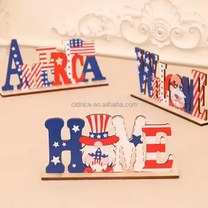 Hiasan kepala Pesta Hari Kemerdekaan Amerika bagus gaun dewasa anak-anak topi atas kartu dekorasi kartu Hari Nasional Amerika