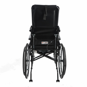 Silla de Ruedas Oriental Reclinable con Respaldo Alto, Manual, de Acero, Altura Ajustable, para Personas Mayores y con Discapacidad - Product Image 3