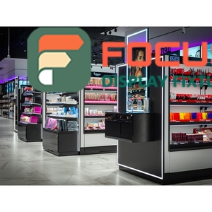 Custom Wig Display Rack <b>Wall</b> Mounted Vertical Shelf Display Hairpiece Store Display Rack Unit - Product Image 3