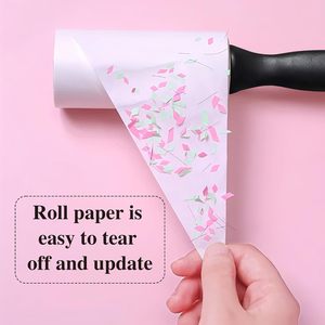 Cinta Adhesiva Extra Fuerte para Limpiar Pelusas, Cinta Adhesiva para Limpiar Polvo, Rollo de Cinta Adhesiva para Ropa, Removedor de Pelo de Mascotas - Product Image 3