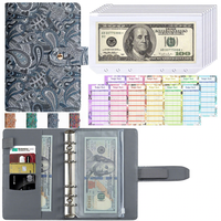 Bloc-notes vintage A6 à motif Paisley pour la planification financière et la gestion du budget – Cadeau avec pages pliées pour l'enregistrement des transactions