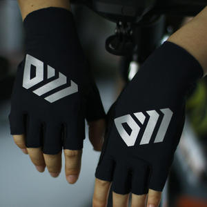 Wholesale Breathable Half <b>Finger</b> Cycling Gloves Shock Absorb Anti Slip Summer <b>Bike</b> Riding Gloves Touch Screen Compatible - Product Image 5