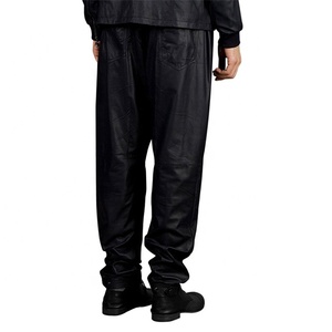 PIHA SPORTS Nouveau Jean Confortable en Cuir de Vachette Souple pour Homme Style Rock & Roll Moto - Style Urbain Écologique et Coupe-Vent - Product Image 2