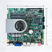 Carte mère de bureau avec processeur Intel Core I7 7500U intégré, double cœur, quad-thread, DDR3L, 32 Go max, SATA M.2, VGA