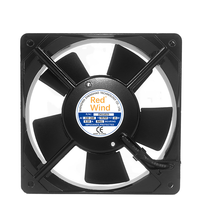 Ventilateur industriel en fonte à haut débit d'air Red Wind 11 cm pour machine à masques faciaux