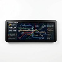 Layar LCD Bar Terentang 47,6 Inci Android 11 RK3566 Kecerahan Tinggi 700 Nits untuk Peta Rute Bus dan Tampilan PIDS Stasiun Kereta Bawah Tanah