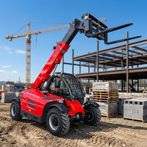 Nouvelle Arrivée Chariot Télescopique 2500kg 6m 2.16m avec Fourches et Treuil pour l'Exploitation Forestière et la Manutention du Bois - Product Image 1