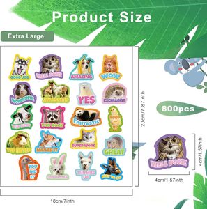 Autocollants de récompense pour enfants, accents de motivation amusants pour la salle de classe, étiquettes de récompense - Product Image 2