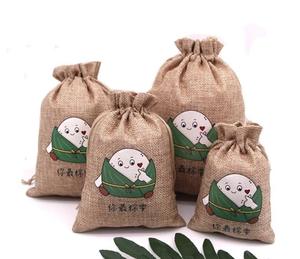 La mejor bolsa de bolsita de apariencia festiva personalizada Festival del barco del dragón chino Bolsa Zongzi Bolsita Bolsillo con cordón Origen de Vietnam - Product Image 6