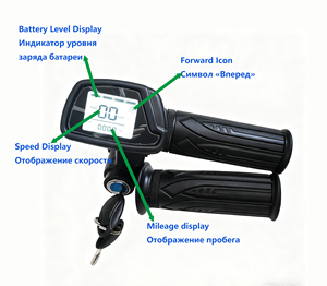 Pièces de vélo <span class=keywords><strong>électrique</strong></span>, <span class=keywords><strong>accélérateur</strong></span> à poignée rotative, affichage de la vitesse LCD, guidon, vélo <span class=keywords><strong>électrique</strong></span>, scooter, tricycle, <span class=keywords><strong>accélérateur</strong></span> <span class=keywords><strong>universel</strong></span> à effet Hall - Product Image 5