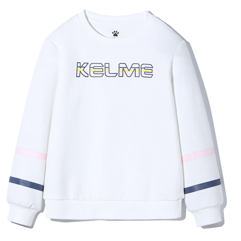 Детская одежда с длинным рукавом KELME, свитер для девочек, Спортивный Повседневный Топ, модный свитер 36834010