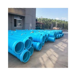 NSF Certificate Blue/Green 6" 8" <strong>12</strong>" SDR35/28/26 PVC Sewer Pipe C900 UPVC <strong>Tube</strong> with Flush End - Product Image 2