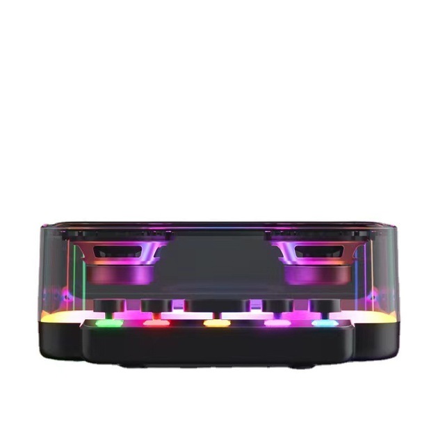 Z6 RGB LED for 5.3 Speaker with Plastic Cabinet Mechanical Button Operation Electric Punk Style Gift Speaker