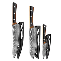Cuchillo de chef de acero inoxidable para uso doméstico, juego de cuchillos de cocina, cuchillo japonés, cuchillo Santoku, cuchillo para pan, cuchillo para rebanar, cuchillo multiusos