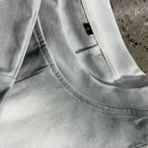 เสื้อยืดโอเวอร์ไซส์ผ้าฝ้ายถัก 100% ตัดเย็บแบบต่อผ้า ทรงครอป หนานุ่ม ทรงบ็อกซี่ พิมพ์ลาย DTG ดีไซน์เรียบง่าย ระบายอากาศได้ดี - Product Image 3