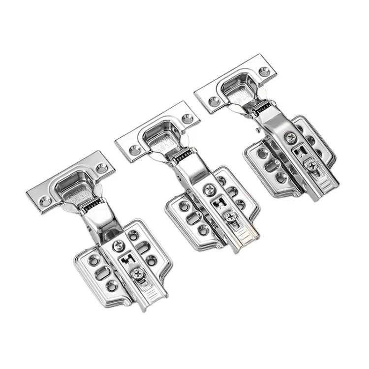 Factory Direct Sales clip-on slide-on fixed 201/sus304 stainless steel take apart cabinet hinge self closing furniture hinges