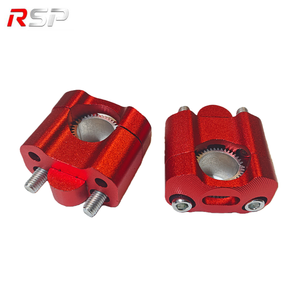 Adaptor Klem Pengangkat Setang Motor CNC Aluminium 22mm hingga 28mm Universal 1 Set - Product Image 4