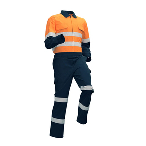 Customized Long Sleeve Breathable Summer Coveralls Construction Hi Vis Work Clothes - Product Image 3