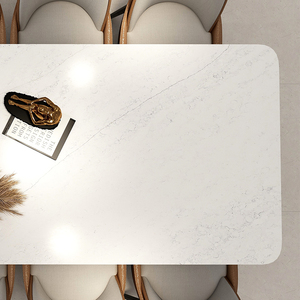 Comptoir de <span class=keywords><strong>cuisine</strong></span> en quartz blanc de haute qualité, épaisseur de 15 à 30 mm, conception moderne conçue en usine avec certification NSF - Product Image 6