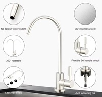 Robinet de purificateur d'eau bouillante scintillante pour eau potable 1/2 "1/4" système de robinet de filtration d'eau