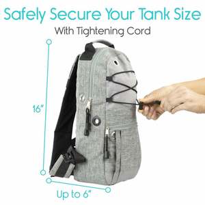 กระเป๋าใส่ถังออกซิเจนแบบมีล้อสำหรับรถเข็นคนพิการ  ตัวอย่างสินค้าฟรี  รับผลิตตามแบบที่ต้องการ - Product Image 3